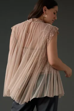 By Anthropologie Godet Tulle Swing Top -Anthropologie Shop 4110370060115 065 c2
