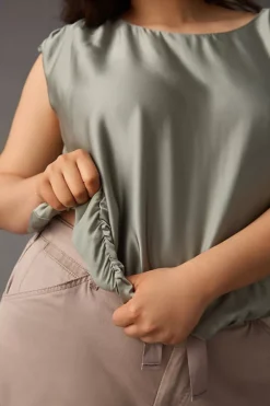 By Anthropologie Silky Boatneck Blouse -Anthropologie Shop 4110652010057 031 c2