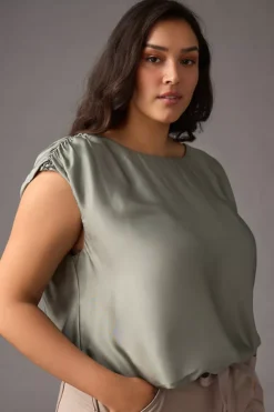 By Anthropologie Silky Boatneck Blouse -Anthropologie Shop 4110652010057 031 c4