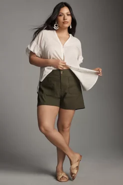 By Anthropologie Bubble-Sleeve Blouse -Anthropologie Shop 4110916210239 010 c3