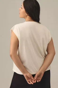 By Anthropologie Lace Appliqué Muscle Tee -Anthropologie Shop 4112264070056 011 c2