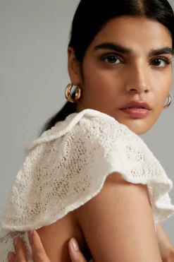 By Anthropologie Lace Sweater Tee -Anthropologie Shop 4113529100144 011 b3