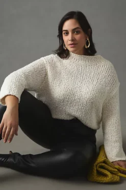 By Anthropologie Cropped Mock-Neck Sweater -Anthropologie Shop 4114529100236 011 c