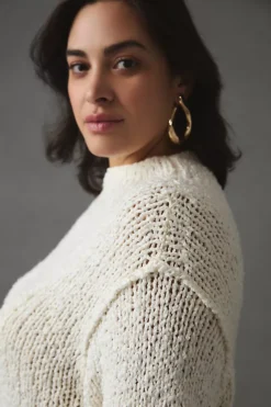 By Anthropologie Cropped Mock-Neck Sweater -Anthropologie Shop 4114529100236 011 c5