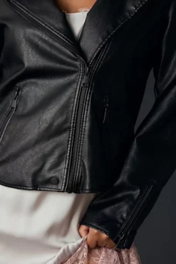 By Anthropologie Faux Leather Moto Jacket -Anthropologie Shop 4115929420006 001 c3