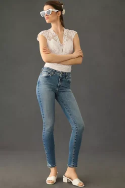 AG Jeans AG Farrah Mid-Rise Skinny Ankle Jeans