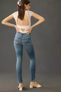 AG Jeans AG Farrah Mid-Rise Skinny Ankle Jeans -Anthropologie Shop 4122011330330 093 b5