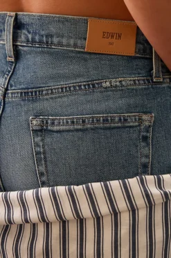 Edwin Marli High-Rise Wide-Leg Ankle Jeans -Anthropologie Shop 4122656670111 093 b4