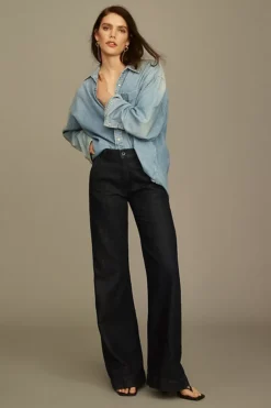 ASKK NY High-Rise Wide-Leg Trouser Jeans