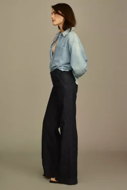 ASKK NY High-Rise Wide-Leg Trouser Jeans -Anthropologie Shop 4122905520050 091 b3