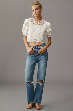 Denimist Jaclyn Mid-Rise Slim-Leg Jeans