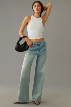 Denimist Teri Low-Rise Wide-Leg Jeans