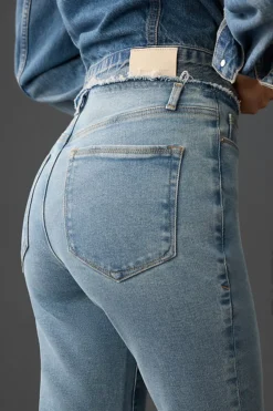 Good American Good Legs Low-Rise Flare Jeans -Anthropologie Shop 4122927100120 092 b3