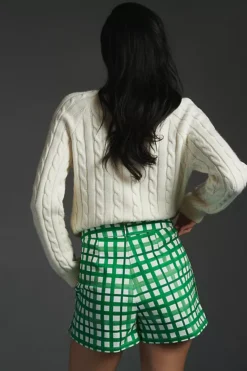 Corey Lynn Calter Side-Button Checkered Shorts 5 Corey Lynn Calter Side-Button Checkered Shorts -Anthropologie Shop 4125024090026 038 b3