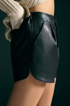 Bishop + Young Alejandra Faux Leather Shorts -Anthropologie Shop 4125079370013 021 b5