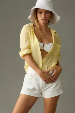 Citizens Of Humanity Annabelle Long Denim Shorts