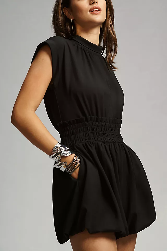 Maeve Cap-Sleeve Bloomer Romper 3 Maeve Cap-Sleeve Bloomer Romper - Image 3