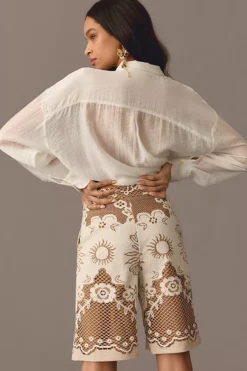 Beatrice .b Lace Bermuda Shorts -Anthropologie Shop 4125619890001 012 b3