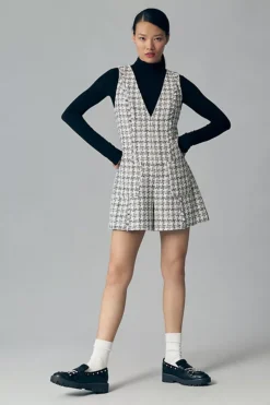 Mare Mare Sleeveless Tweed Romper