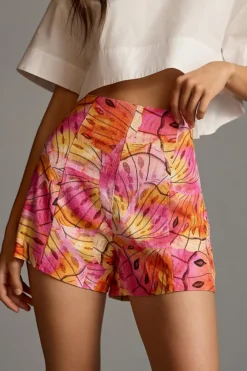 Aureta Studio Etta Linen Shorts -Anthropologie Shop 4125928210001 069 b3