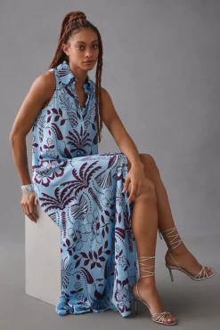 Corey Lynn Calter Sleeveless Shirt Dress -Anthropologie Shop 4130024090127 049 b4