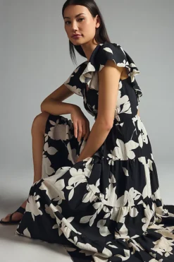 The Silverlake Flutter-Sleeve Dress -Anthropologie Shop 4130370060133 018 b4