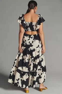 The Silverlake Flutter-Sleeve Dress -Anthropologie Shop 4130370060133 018 c2