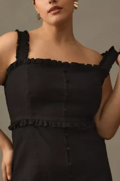 The Linden Slim Square-Neck Dress -Anthropologie Shop 4130370060149 001 c3