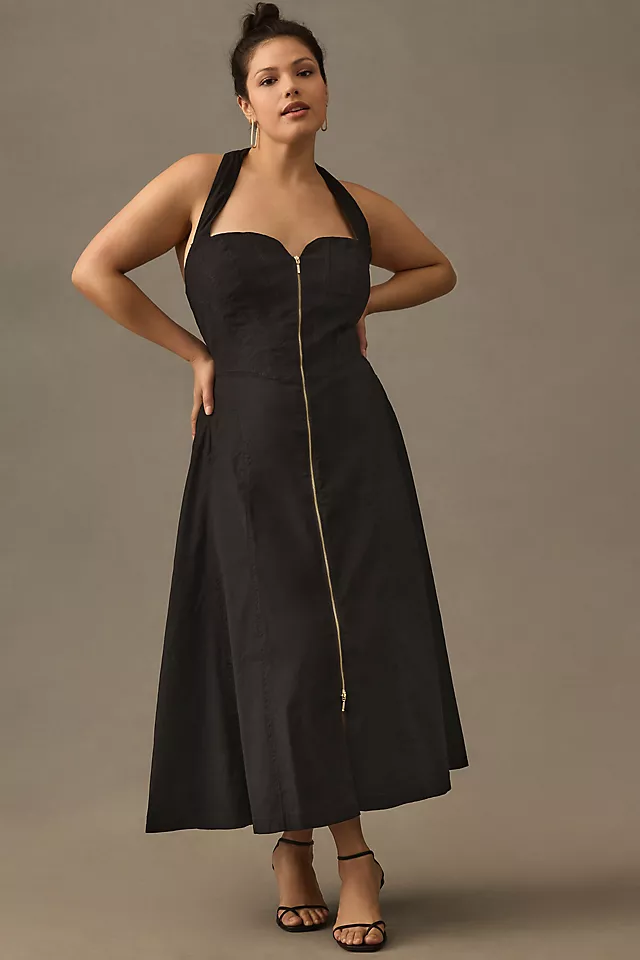 By Anthropologie Zip-Front Corset Dress 5 By Anthropologie Zip-Front Corset Dress - Image 5