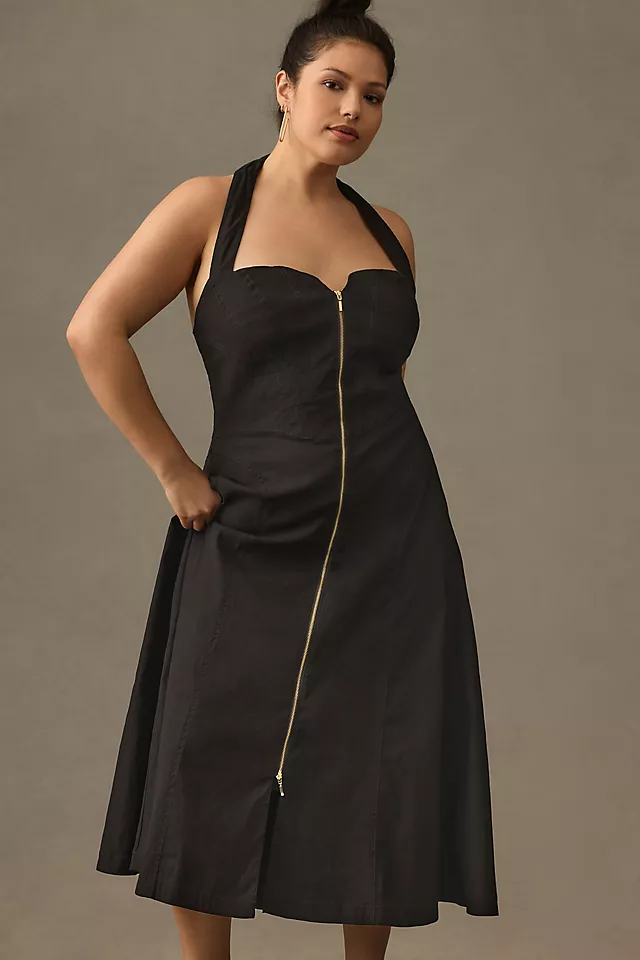 By Anthropologie Zip-Front Corset Dress 7 By Anthropologie Zip-Front Corset Dress - Image 7