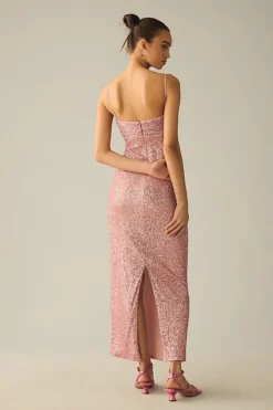 Mac Duggal Strapless Faux-Bow Sequin Column Gown -Anthropologie Shop 4130637940029 066 b3
