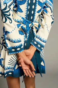 Farm Rio Long-Sleeve Blazer Dress -Anthropologie Shop 4130880890112 040 b4