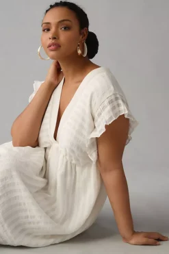 By Anthropologie V-Neck Ruffled Tiered Babydoll Dress -Anthropologie Shop 4130907290003 010 c2