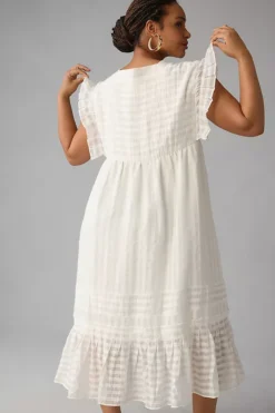 By Anthropologie V-Neck Ruffled Tiered Babydoll Dress -Anthropologie Shop 4130907290003 010 c3