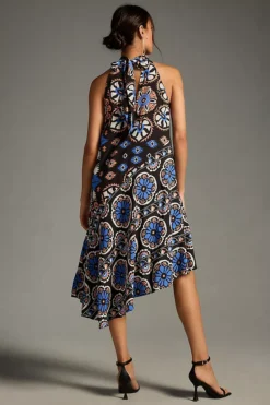 By Anthropologie Silk Halter Midi Dress -Anthropologie Shop 4130916210036 049 b3