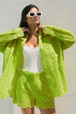 Essentiel Antwerp Demano Eyelet Shorts