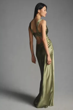 Reformation Chania Silk Dress -Anthropologie Shop 4139952400059 030 b3