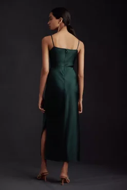BHLDN Cali Satin Cowl-Neck Midi Slip Dress 8 BHLDN Cali Satin Cowl-Neck Midi Slip Dress -Anthropologie Shop 62548623 032 b3