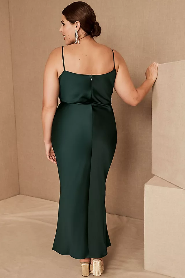 BHLDN Cali Satin Cowl-Neck Midi Slip Dress 5 BHLDN Cali Satin Cowl-Neck Midi Slip Dress - Image 5