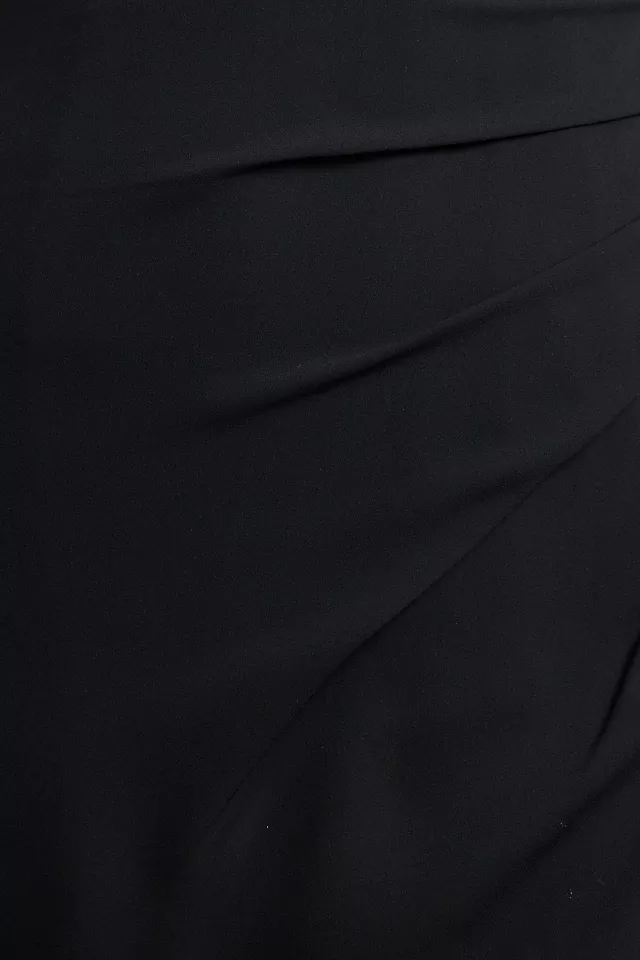 BHLDN Chloe One-Shoulder Side-Slit Georgette Gown 5 BHLDN Chloe One-Shoulder Side-Slit Georgette Gown - Image 5