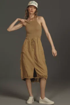 Daily Practice By Anthropologie High-Neck Tank Twofer Dress