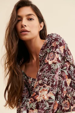 BB Dakota Helena Floral Blouse -Anthropologie Shop 84047166 050 m3