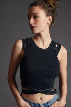 Anthropologie Strappy Apron Tank