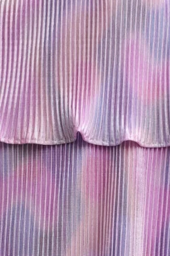 Mac Duggal Tiered Plissé Lace-Up Flutter-Sleeve Column Gown -Anthropologie Shop 84206036 059 d6