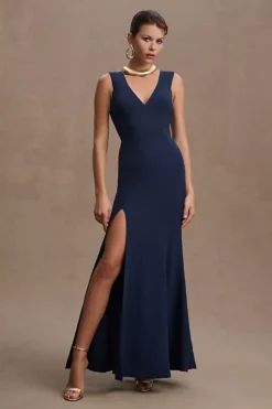 Dress The Population Sandra V-Neck Mermaid Gown