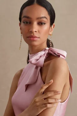 Ieena For Mac Duggal Ruffled Asymmetrical Halter Dress -Anthropologie Shop 85142107 066 b2