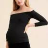 Anthropologie HATCH Maternity Off-The-Shoulder Top