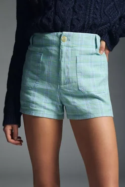Anthropologie Maeve The Colette Plaid Shorts -Anthropologie Shop 86773942 040 m3